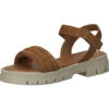 Sandalen Plateau-Sandaletten - Hellbraun -Weiche Schuhe 24521261 01