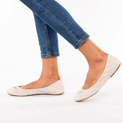 Michael Kors Juliette Flat Faltbare Ballerinas -Weiche Schuhe 24634570 02