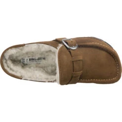 Birkenstock Buckley Veloursleder Lammfell Clogs Normal - Braun 14 Birkenstock Buckley Veloursleder Lammfell Clogs Normal - Braun -Weiche Schuhe 24681434 06