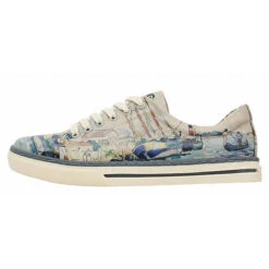DOGO Sneaker Watercolor And Sailors Sneakers Low - Natur -Weiche Schuhe 24906247 03