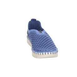 ILSE JACOBSEN Damen Slipper Schuhe Tulip Slipper Freizeit Elegant Slip-Ons Synthetikkombination Uni Klassische Slipper - Blau -Weiche Schuhe 24953043 04