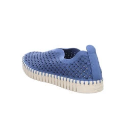 ILSE JACOBSEN Damen Slipper Schuhe Tulip Slipper Freizeit Elegant Slip-Ons Synthetikkombination Uni Klassische Slipper - Blau -Weiche Schuhe 24953043 05