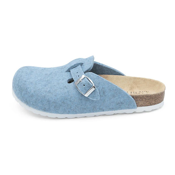 Freizeitschuhe Damen - Damenpantoletten Geschlossen Mit Dornschließe - Damen Clogs Leder - Damen Hausschuhe Pantoffel Mit Wollfilz Damen Clog Leder 4 Freizeitschuhe Damen - Damenpantoletten Geschlossen Mit Dornschließe - Damen Clogs Leder - Damen Hausschuhe Pantoffel Mit Wollfilz Damen Clog Leder – Bild 2