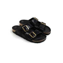 Pantoletten Atlas Textil Pantoletten - Schwarz 11 Pantoletten Atlas Textil Pantoletten - Schwarz -Weiche Schuhe 25310578 03