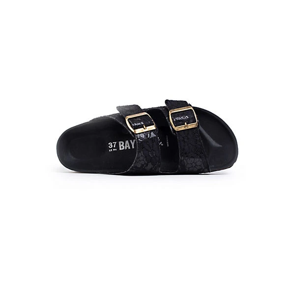 Pantoletten Atlas Textil Pantoletten - Schwarz 8 Pantoletten Atlas Textil Pantoletten - Schwarz – Bild 6