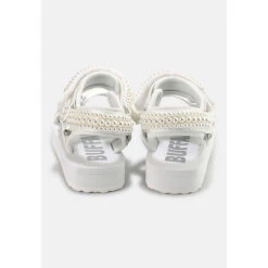 Buffalo Plateausandale SAGE CHAIN Plateau-Sandaletten - Weiß -Weiche Schuhe 25438057 05