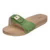 Scholl PESCURA FLAT Pantoletten - Grün -Weiche Schuhe 25801970 01