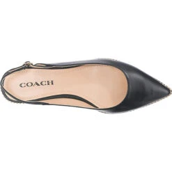 Coach Vae Leather Skimmer Sling-Ballerinas - Schwarz 14 Coach Vae Leather Skimmer Sling-Ballerinas - Schwarz -Weiche Schuhe 25835789 06