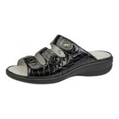 Pantolette H-Heria Komfort-Pantoletten - Schwarz