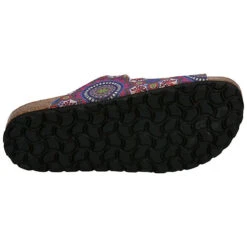 LICO Pantolette Bioline Flower Vegan Pantoletten - Lila -Weiche Schuhe 26516787 06