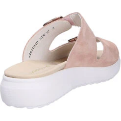 Waldläufer Damen Comfort Pantolette Komfort-Pantoletten - Rosa -Weiche Schuhe 26672125 04