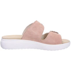 Waldläufer Damen Comfort Pantolette Komfort-Pantoletten - Rosa -Weiche Schuhe 26672125 05