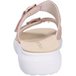 Waldläufer Damen Comfort Pantolette Komfort-Pantoletten - Rosa -Weiche Schuhe 26672125 07