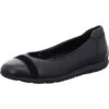 Ara Ballerina Damen Klassische Ballerinas - Schwarz -Weiche Schuhe 26846060 01