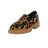 Damen Slipper Schuhe Slipper Freizeit Elegant Slip-Ons Veloursleder Animal Print Klassische Slipper - Gelb -Weiche Schuhe 27136467 01