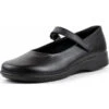 Ballerinas Riemchenballerinas - Schwarz -Weiche Schuhe 27355919 01