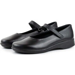 Ballerinas Riemchenballerinas - Schwarz -Weiche Schuhe 27355919 04