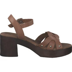 Tamaris Riemchensandaletten - Cognac -Weiche Schuhe 27473445 03