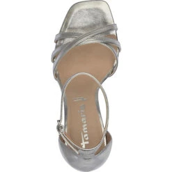 Tamaris Riemchensandaletten - Silber -Weiche Schuhe 27474187 04