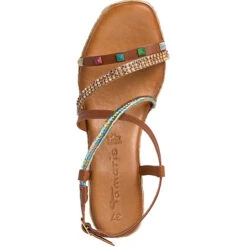 Tamaris Keilsandaletten - Braun-kombi -Weiche Schuhe 27474403 05
