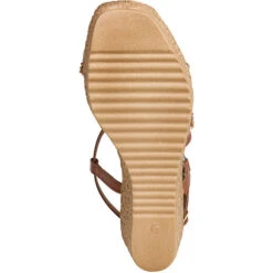 Tamaris Keilsandaletten - Braun-kombi -Weiche Schuhe 27474403 06