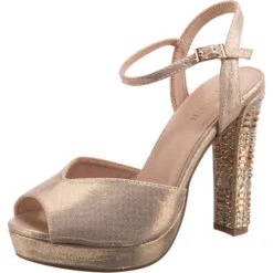 Menbur Plateau-Sandaletten - Gold