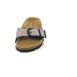 Pantolette Komfort-Pantoletten - Metallicweiß -Weiche Schuhe 27742484 05