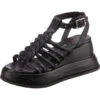 A.S.98 Reale Keilsandaletten - Schwarz 1 A.S.98 Reale Keilsandaletten - Schwarz -Weiche Schuhe 28197941 01