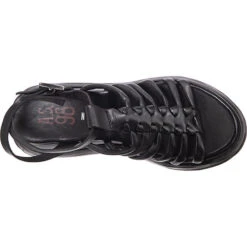 A.S.98 Reale Keilsandaletten - Schwarz -Weiche Schuhe 28197941 06