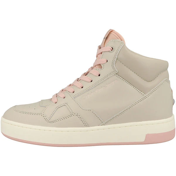 Calvin Klein Basket Cupsole Mid Sneaker Mid Damen Sneakers High - Beige 3 Calvin Klein Basket Cupsole Mid Sneaker Mid Damen Sneakers High - Beige