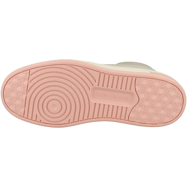 Calvin Klein Basket Cupsole Mid Sneaker Mid Damen Sneakers High - Beige 7 Calvin Klein Basket Cupsole Mid Sneaker Mid Damen Sneakers High - Beige – Bild 5