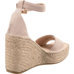 Dijon Velour Plateau-Sandaletten - Beige -Weiche Schuhe 28543297 05