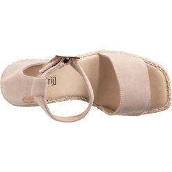 Dijon Velour Plateau-Sandaletten - Beige -Weiche Schuhe 28543297 06