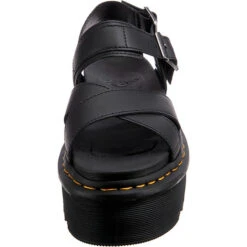 Dr. Martens Voss Ii Quad Plateau-Sandaletten - Schwarz -Weiche Schuhe 28691143 04