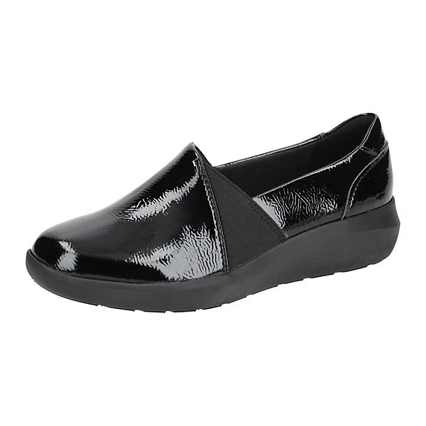 Clarks Damenschuhe KAYLEIGH STEP Komfort-Slipper - Schwarz 3 Clarks Damenschuhe KAYLEIGH STEP Komfort-Slipper - Schwarz
