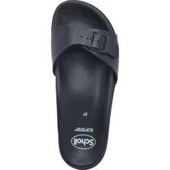 Scholl Estelle Over Komfort-Pantoletten - Schwarz 9 Scholl Estelle Over Komfort-Pantoletten - Schwarz -Weiche Schuhe 29095238 04