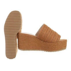 Plateausandaletten , Keilabsatz/Wedge, Offene Ferse -Weiche Schuhe 29229466 02