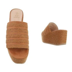 Plateausandaletten , Keilabsatz/Wedge, Offene Ferse -Weiche Schuhe 29229466 03