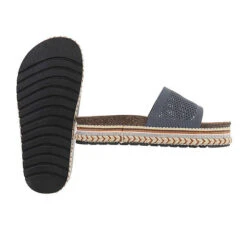 Plateausandaletten , Flach, Perforiert, Offene Ferse -Weiche Schuhe 29245266 02