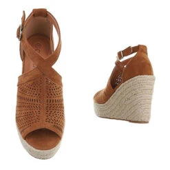 Plateausandaletten Schnalle, Keilabsatz/Wedge, -Weiche Schuhe 29248286 03