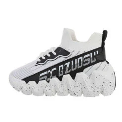 Sneakers Low Lochschnürung, Flach,