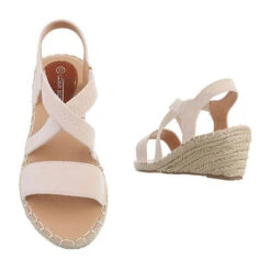 Keilsandaletten , Keilabsatz/Wedge, Geflochten -Weiche Schuhe 29248394 03