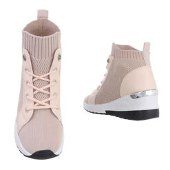 Sneakers High Lochschnürung, Keilabsatz/Wedge, -Weiche Schuhe 29249599 03