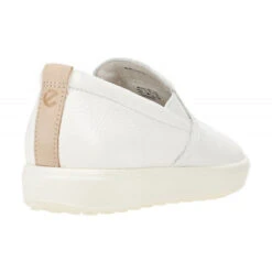 ECCO Damenschuhe SOFT 7 LADIES Sportliche Slipper - Weiß -Weiche Schuhe 29273861 07