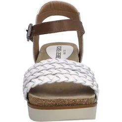 Josef Seibel Sandalen Riemchensandaletten - Braun/weiß 11 Josef Seibel Sandalen Riemchensandaletten - Braun/weiß -Weiche Schuhe 29278622 03
