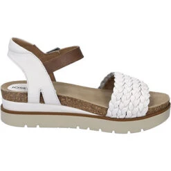 Josef Seibel Sandalen Riemchensandaletten - Braun/weiß 12 Josef Seibel Sandalen Riemchensandaletten - Braun/weiß -Weiche Schuhe 29278622 04