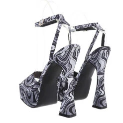 Plateausandaletten Knöchelriemen, Blockabsatz, -Weiche Schuhe 29347903 03