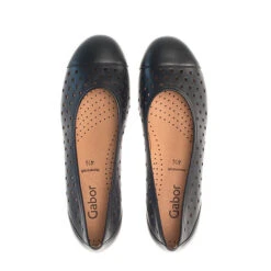 Gabor Sportliche Ballerinas 24.169.27 Sportliche Ballerinas - Schwarz -Weiche Schuhe 29369870 02