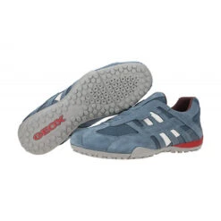 Geox Herrenschuhe SNAKE Sportliche Slipper - Blau -Weiche Schuhe 29538339 03