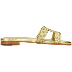 Hanna 83 Pantoletten Pantoletten - Gold -Weiche Schuhe 29635379 03